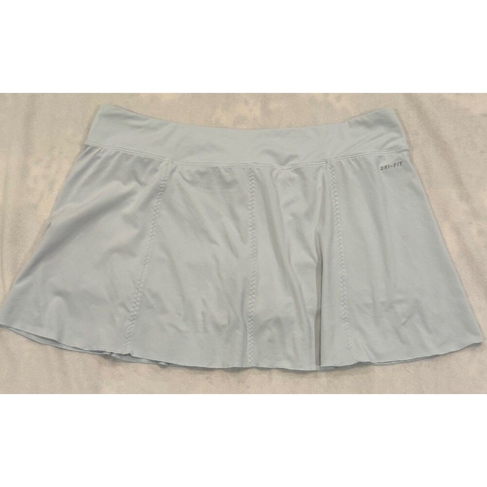 Nike Dri-FIT Tennis Golf Skort Skirt Shorts Mint Green Pleated Womens X-Large - Picture 8 of 8